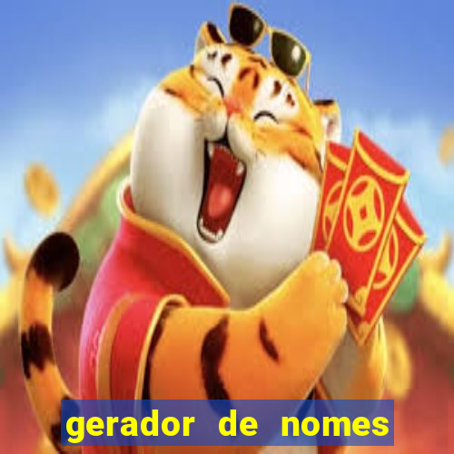 gerador de nomes para jogos